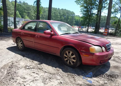 2004 Kia Optima Ex V6/Lx V6 z USA, uszkodzony, nr VIN KNAGD128045285896